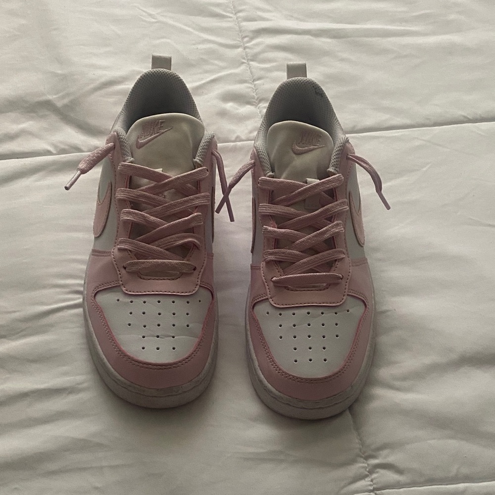 Nike Pink and White Athletic Shoes